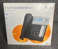 New AT T ML17929 2-Line Corded Speakerphone With Caller ID
