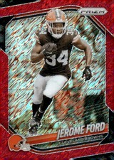 2025 Panini Prizm #227 Jerome Ford Red Shimmer #/49