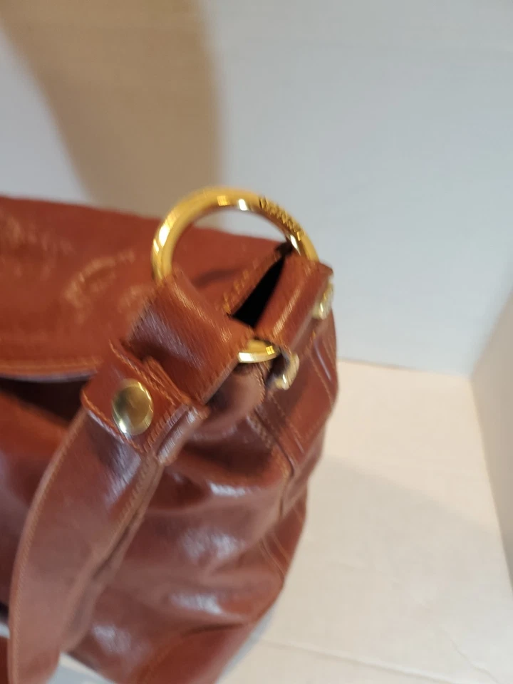 Marino Orlandi BOLSO DE HOMBRO TIPO CUBO MARRÓN Cuero Foto 4 de 4