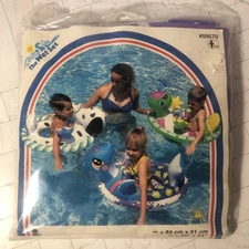 Vintage INTEX Inflatable Pool Rider The Wet Set Style 59570 Dolfin Floatie 1999