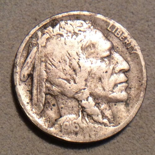 1916-D BUFFALO NICKEL  C-99 YOU GRADE FREE SHIPPING