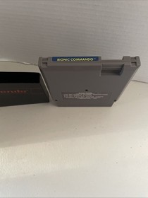 Bionic Commando Nintendo NES Authentic Game with Dustcover Cleaned