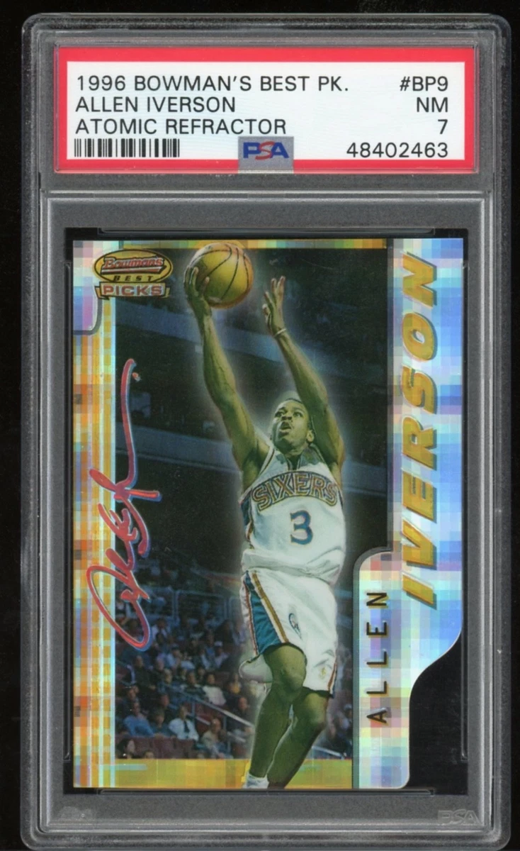 Bowman Allen Iverson Basketball Sports Trading Cards & Accessories