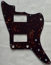 Custom For Fender US Jazzmaster With PAF Pickups Guitar Pickguard Brown Tortoise