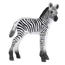 ZEBRA FOAL Wild zoo animals play model figure toys plastic forest jungle