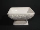 VTG JEANETTE GLASS CO SHELL PINK Milk Glass Acorn & Leaf Candy~Trinket Dish 5.5"
