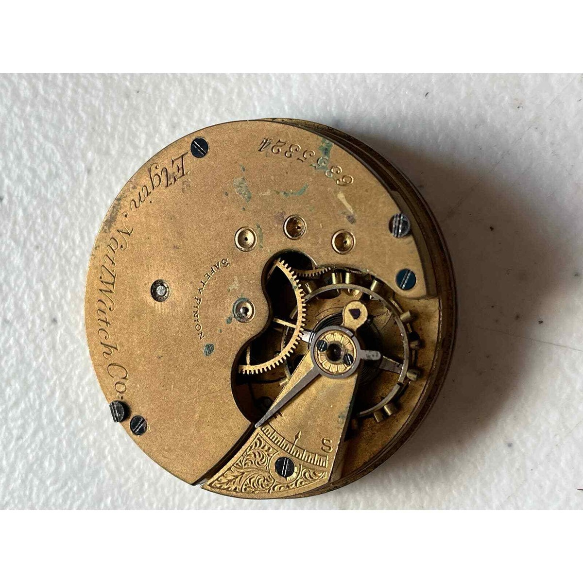 Vintage Elgin National Watch Co. Pocket Watch View 3