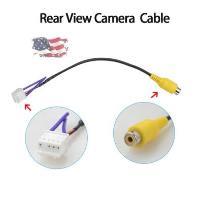 Rear View Reversing Camera RCA Cable Adaptor For Android Stereo Radio Nav Player