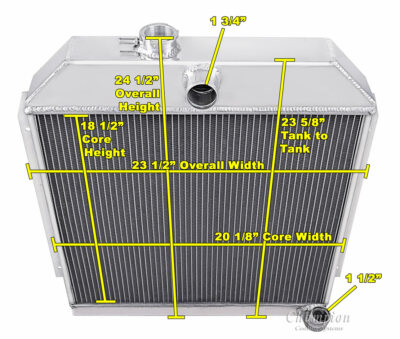 #ad Super Champion 3 Row All Aluminum Radiator for 1949 1952 Dodge Wayfarer $260.25