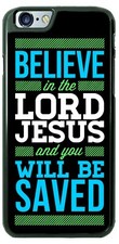 Funda protectora para teléfono Believe in the Lord Jesus Faith para iPhone Samsung Google LG