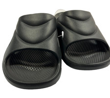 Beach Slip on Soft Sandals Uni Black Size 6-8
