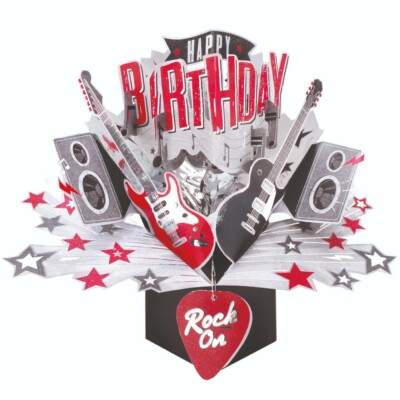 Happy Birthday 狂三　PR Happy Birthday Rock Pop-Up Greeting Card Original Second