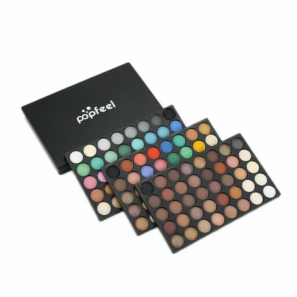 120 Colours Eye Shadow Eyeshadow Palette Makeup Make Up Kit Set Professional Box - Image 4 of 4