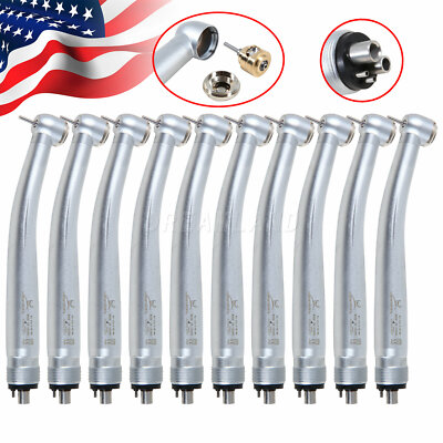 10 Yabangbang NEW Dental High Speed HANDPIECES Fast Turbine Push Button 4-H SZ