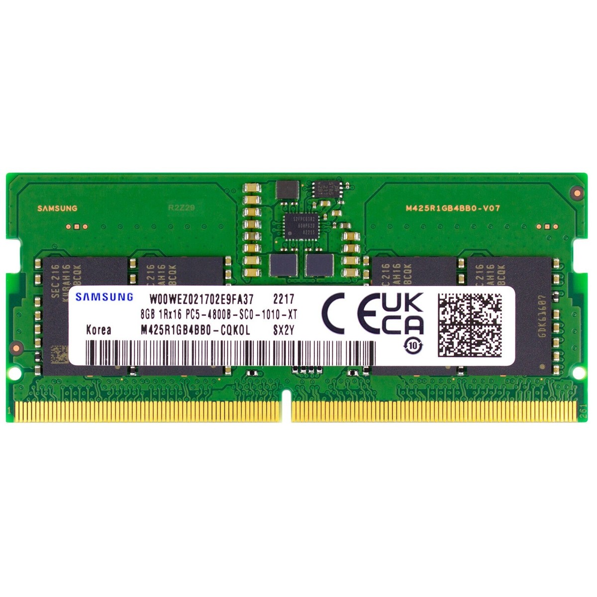 Samsung 8GB PC5-38400 DDR5 4800 MHz SO-DIMM Laptop Memory RAM
