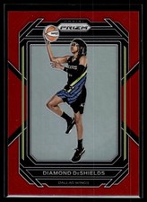 Diamond DeShields 2023 Panini Prizm WNBA Red Prizm Card /199 #119