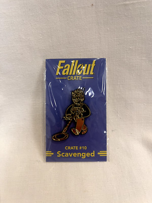 Fallout Vault Tec Boy Collectable Metal Pin Badge #10 Scavenged Bethesda