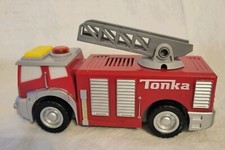 2020 Tonka Mighty Force Red Firetruck Lights/Sounds/Light Up Cab/Interactive