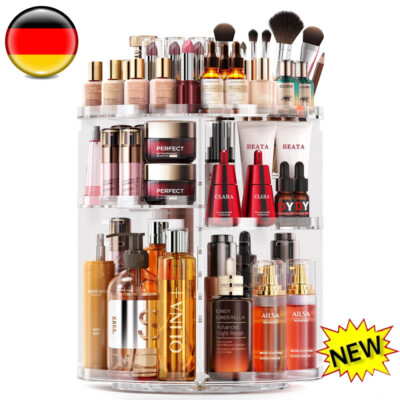 Make up Organizer Drehbar 360° Rotating Makeup Organizers Kosmetik, Schmink