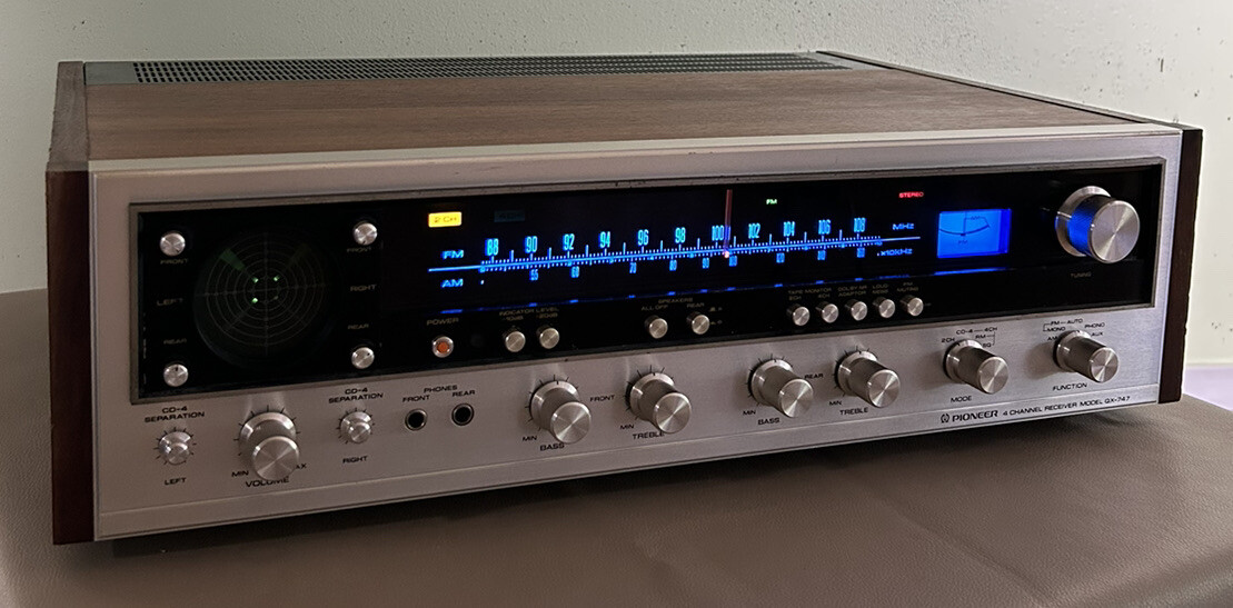 PIONEER QX747 QUADRAPHONIC RECEIVER | eBay