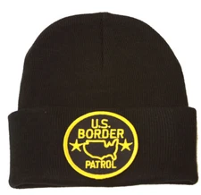Delux Military 3D Embroidery Law Enforcement Beanie US Border Patrol Costume