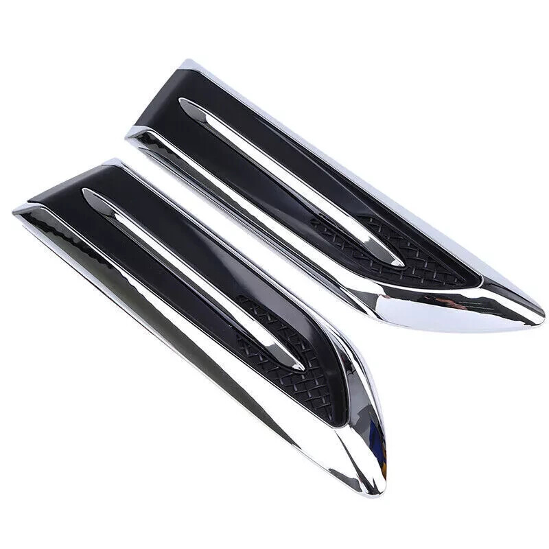 2* Universal Car Body Side Fender Trim Cover Emblem Badge Decoration Accessories