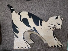 Cat Chair HANDMADE 40'S CHILD FURNITURE 12" Wide 