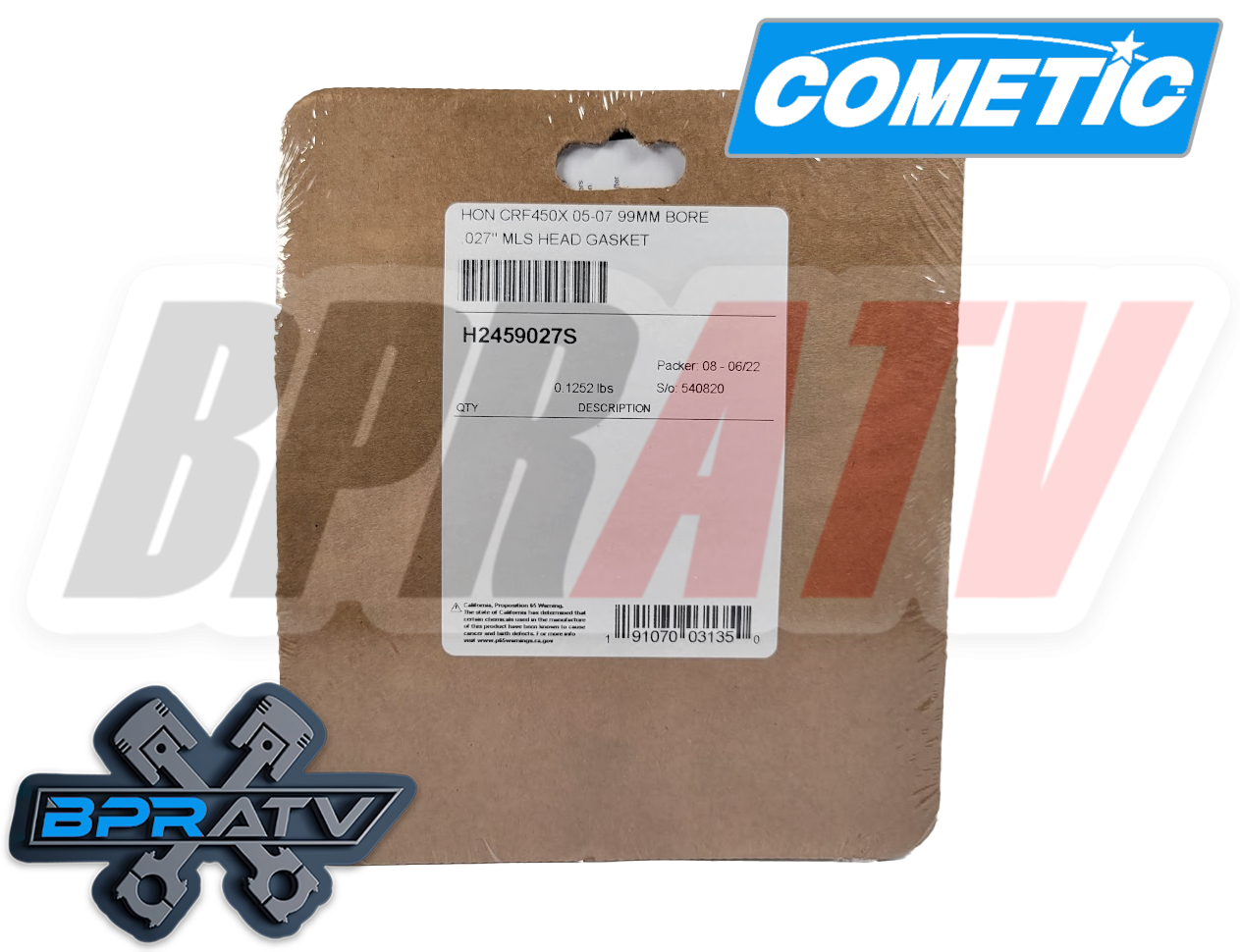 0614 TRX450R TRX 450R 450ER 99mm Big Bore MLS Cometic Head Gasket