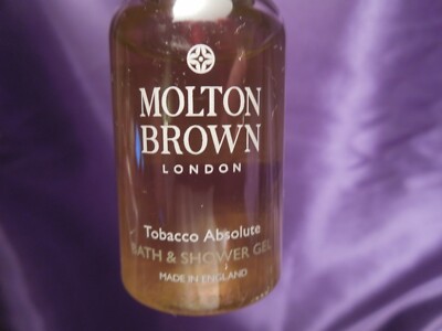 molton brown tobacco set New MOLTON BROWN London TOBACCO ABSOLUTE Shower Bath Gel Travel Size Set of  3