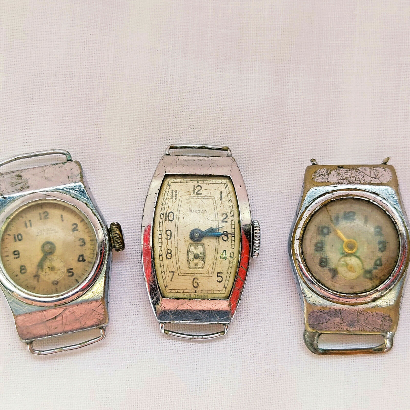 Zvezda Soviet Watch Collection Ussr Old Rare Vintage Russian Wristwatch Retro