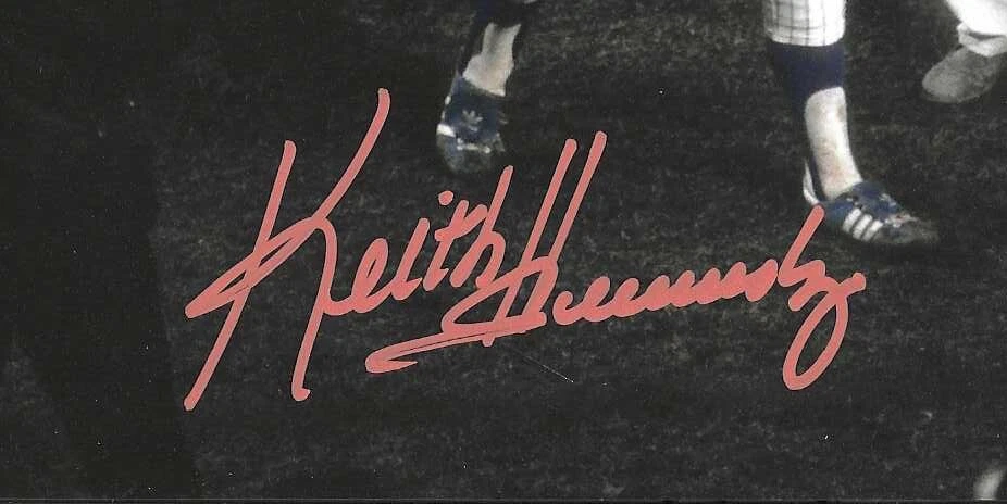 Foto autografiada de Seinfeld de Keith Hernández de los Mets de Nueva York 8x10 Foto 3 de 4