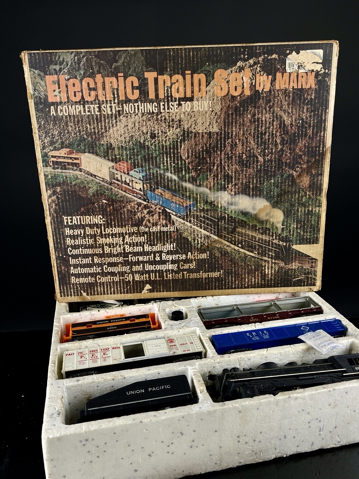 A54 Electric Train Set By Marx 52875 eBay