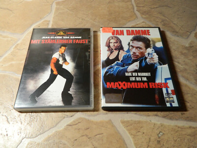 2x Van Damme - Mit Stählender Faust/Maximum Risk - DVD - sehr gut