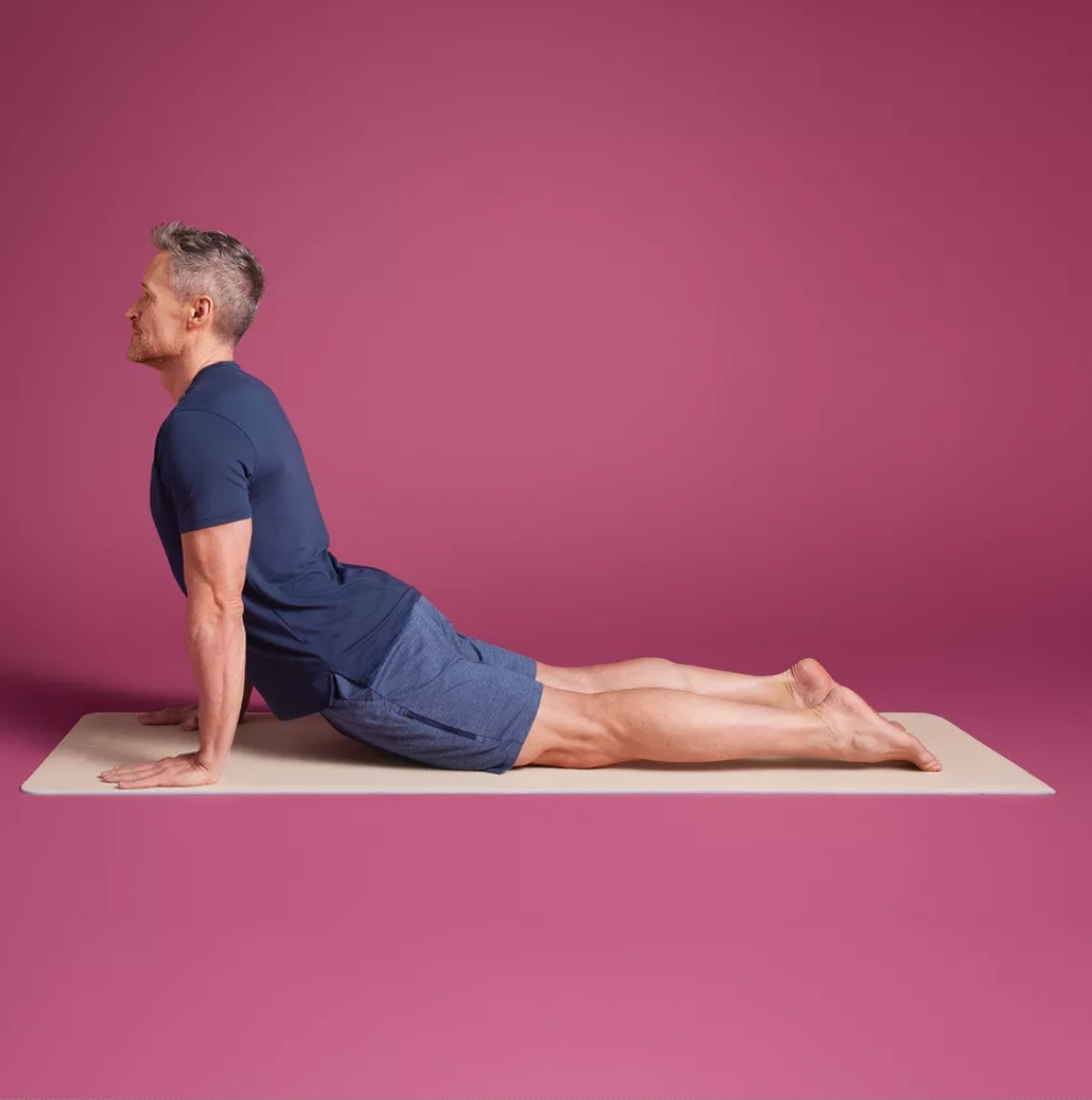 5mm Thick Cream Yoga Mat for Comfort & Stability