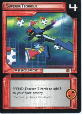 Mega Man TCG - Power Up - Superior Technique #98 Rare
