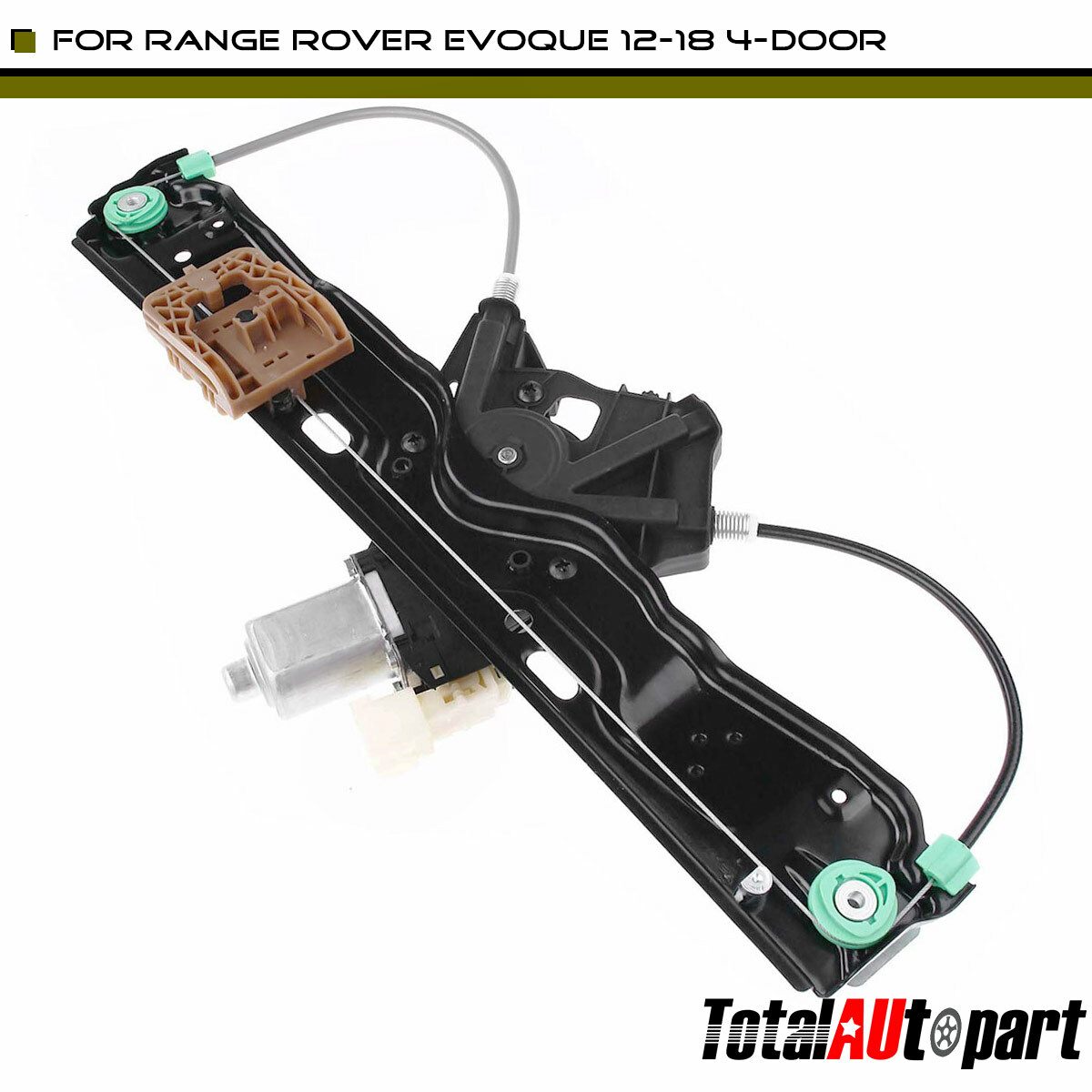 Window Regulator w/o Motor Rear Right Passenger for Range Rover Evoque ...