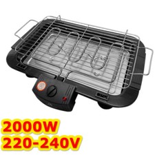 Elektrischer Tischgrill 2000W Elektrogrill E-Grill Partygrill Thermostat Balkon