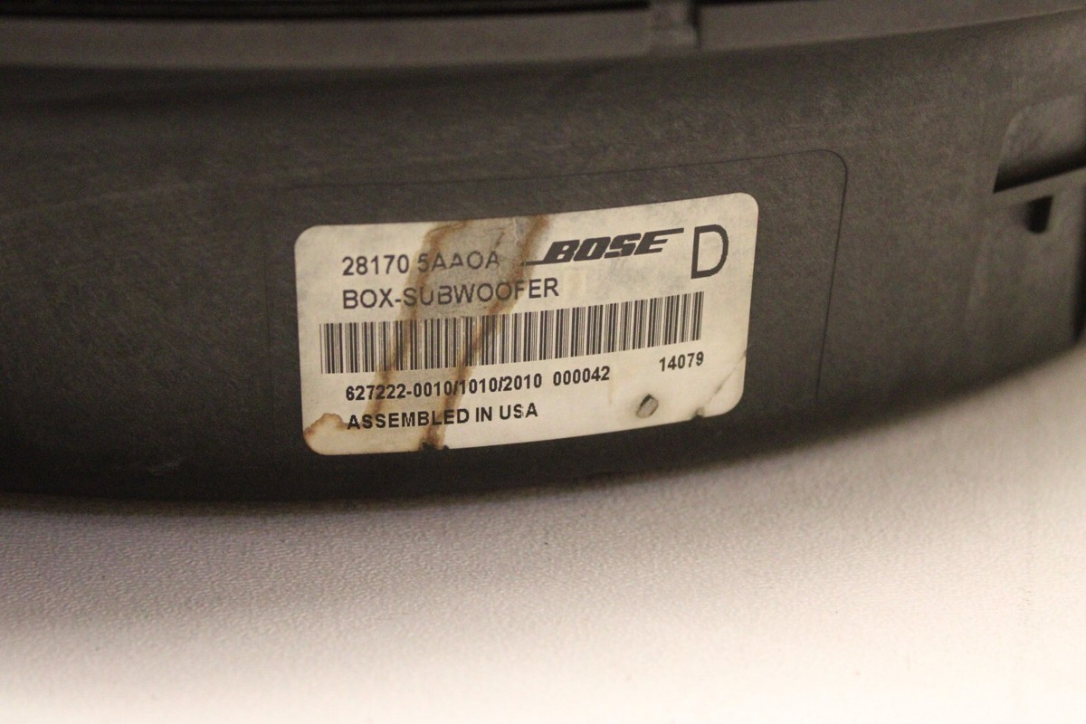 OEM Sub Subwoofer Speaker Box 370Z Murano Rogue 2009-2021 OEM Sub Subwoofer Speaker Box 370Z Murano Rogue 2009-2021