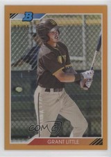 2020 Bowman Heritage Chrome Prospects Orange Refractor 1/25 Grant Little 1p5