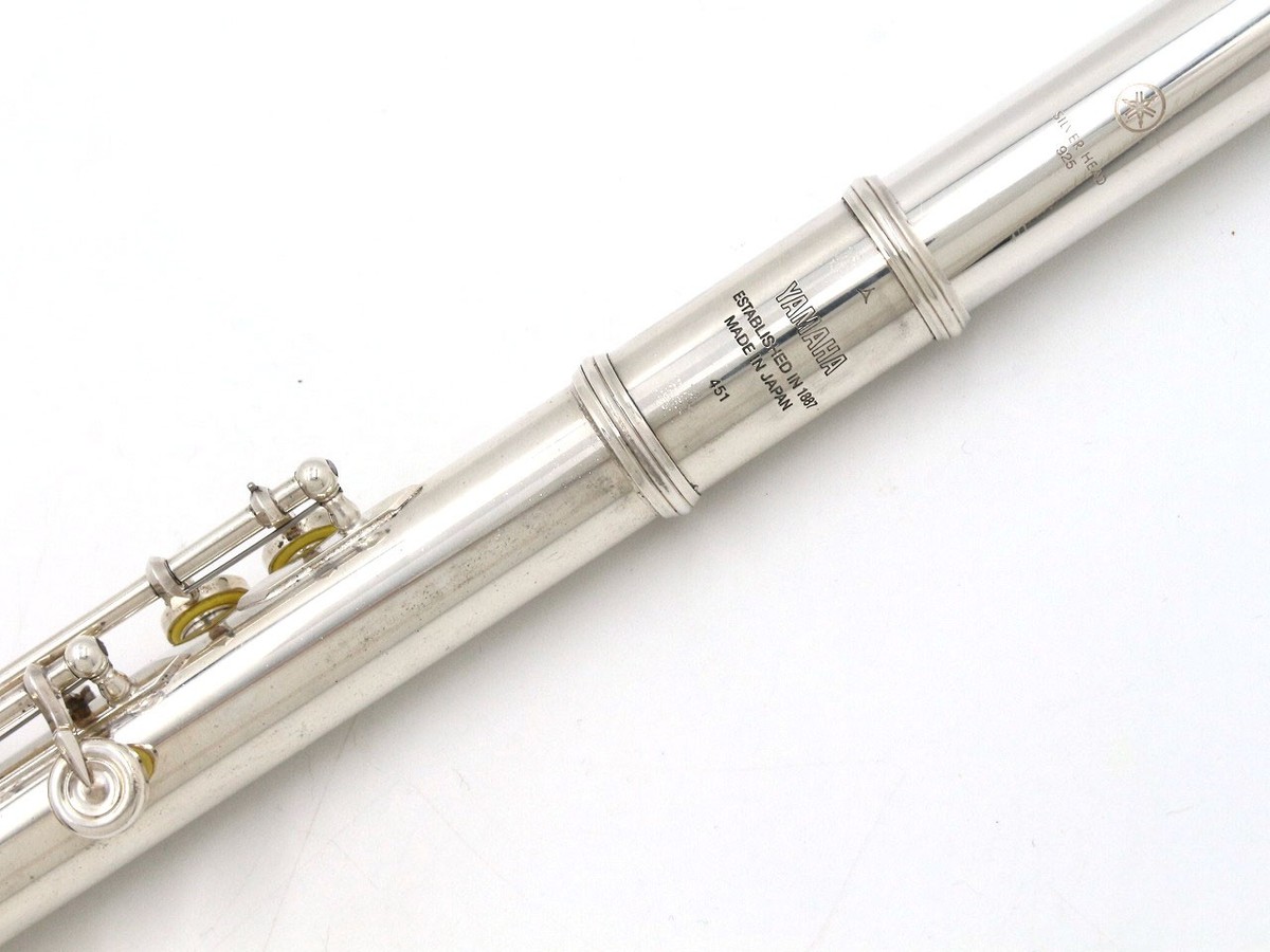YAMAHA Flute YFL-451, head tube silver, all tampos replaced | eBay