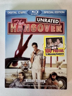 The Hangover Blu-ray Unrated Special Edition 3 Disc Set Slipcover Digital Comedy