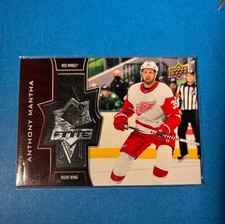 2020-21 UPPER DECK SPX FINITE ANTHONY MANTHA 0007/2999 DETROIT RED WINGS #SF-11