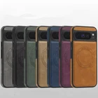 For Google Pixel 10 Pro XL/9A/9/8 Pro Shockproof PU Leather Case Mag Safe Cover