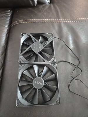 NZXT 120mm Case Fans (2-Pack)   RF-AF12C-RB   12V DC Quiet Rifle Bearing
