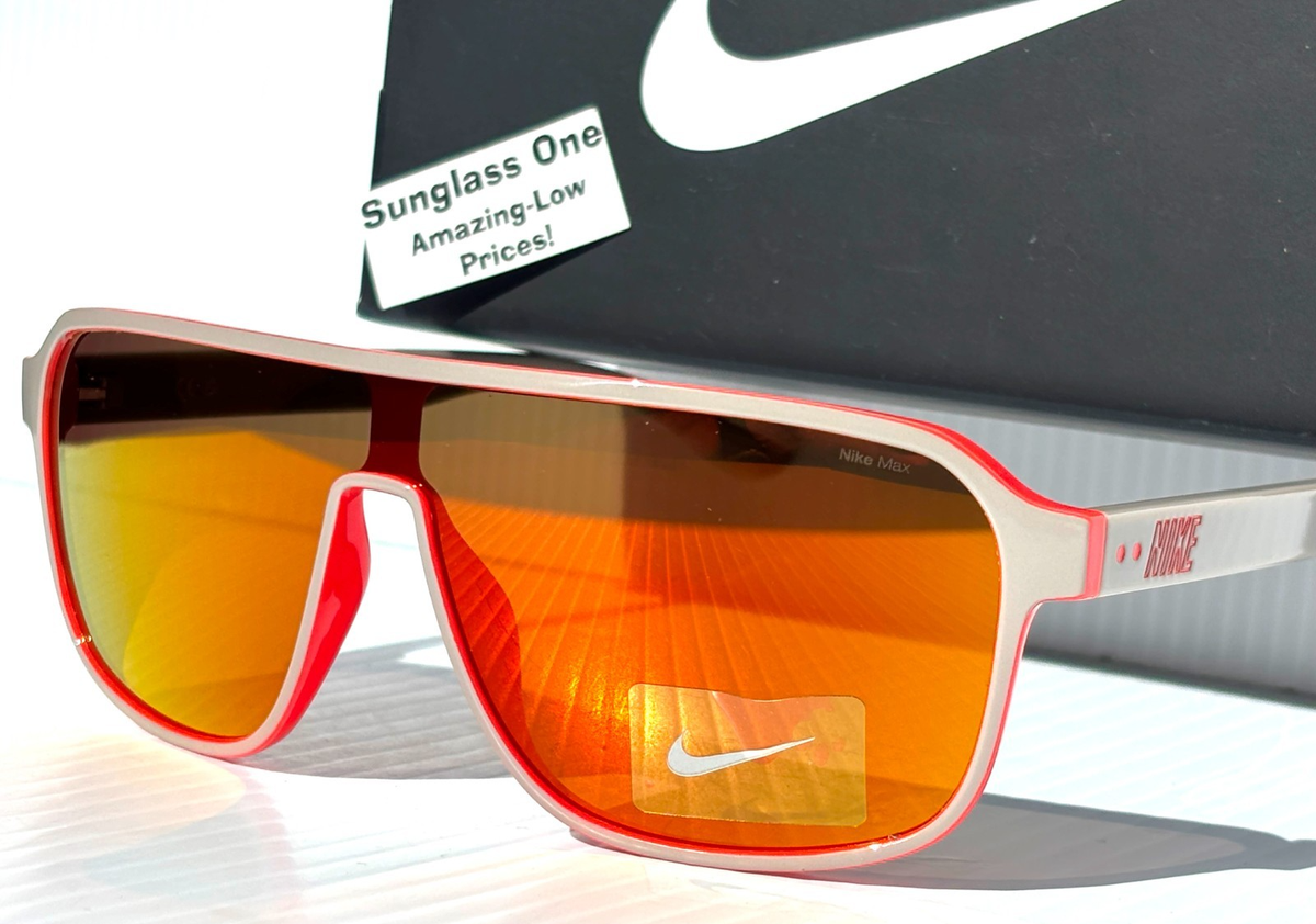NEW NIKE VINTAGE FLYER College Grey Frame Orange Flash Lens