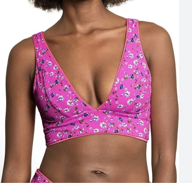 maaji reversible bikini top floral size medium - Image 2 of 4