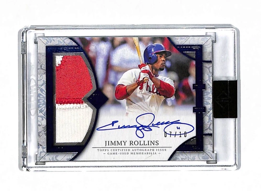Jimmy Rollins Baseball Serial Numbered Sports Trading Cards 