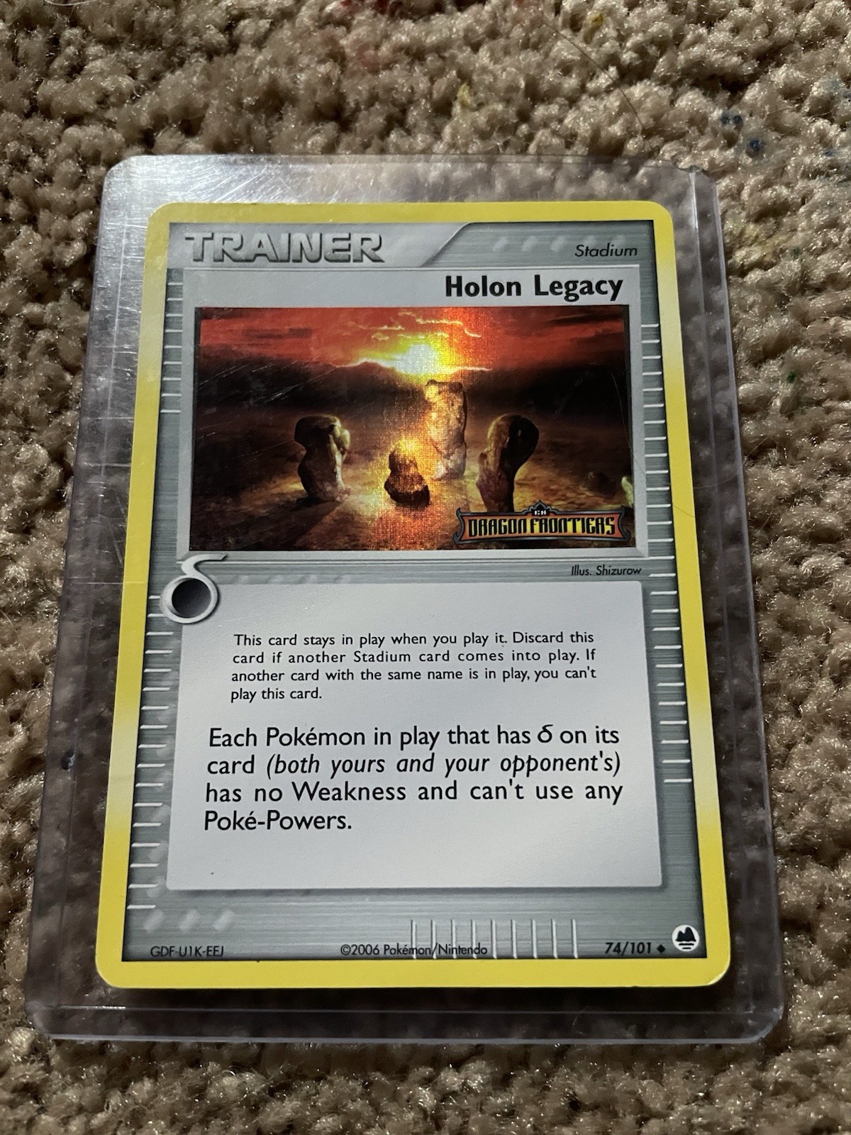 Pokémon Holon Legacy EX Dragon Frontiers  Reverse Holo 74/101