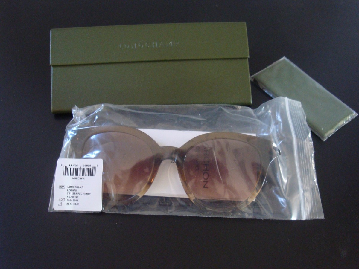 Longchamp Sunglasses 53mm Honey NWT Longchamp LON Sunglasses Women Honey 53mm New 100% Authentic  main image 4