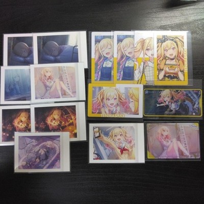 Project Sekai Tenma Saki Epic Card and Pasha Cores Memorystick Oblate Set 15pcs